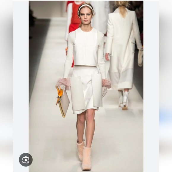 Fendi Yeti Ice Shearling Baby Pink Fuzzy Boots 🩷🎀🩷 - Picture 10 of 12